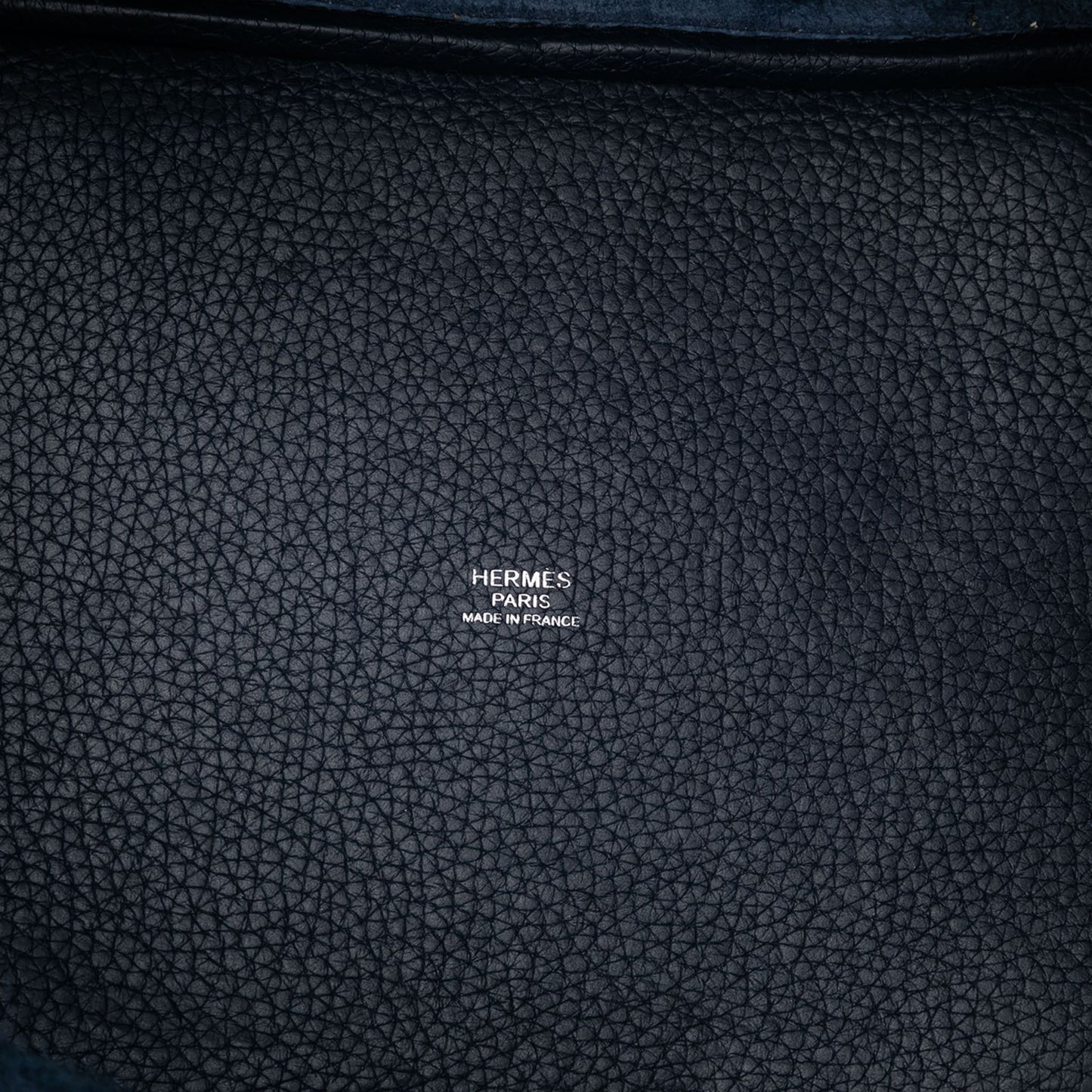 Second hand Hermes Picotin 22 Leather Lock Bucket Handbag Bleu Nuit - Tabita Bags