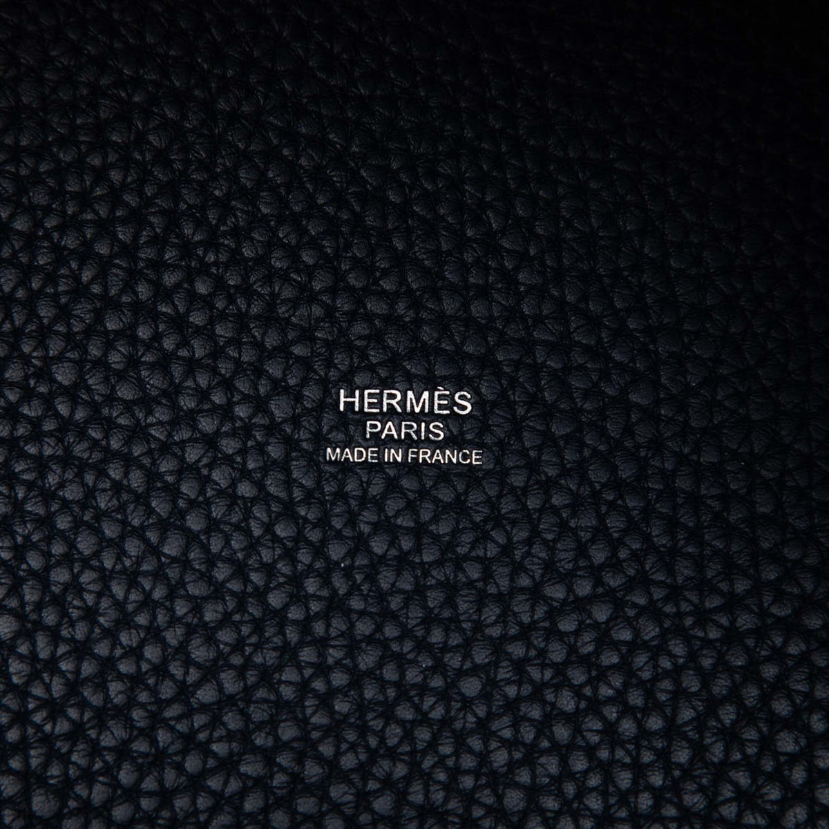 Second hand Hermes Picotin 22 Leather Lock Bucket Handbag Blue - Tabita Bags