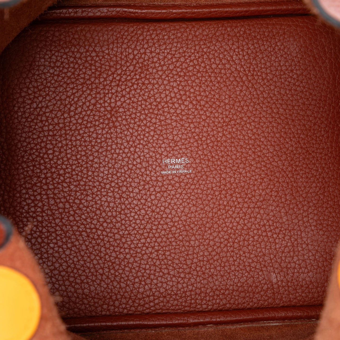 Second hand Hermes Picotin 22 Leather Lock Bucket Handbag Brown - Tabita Bags