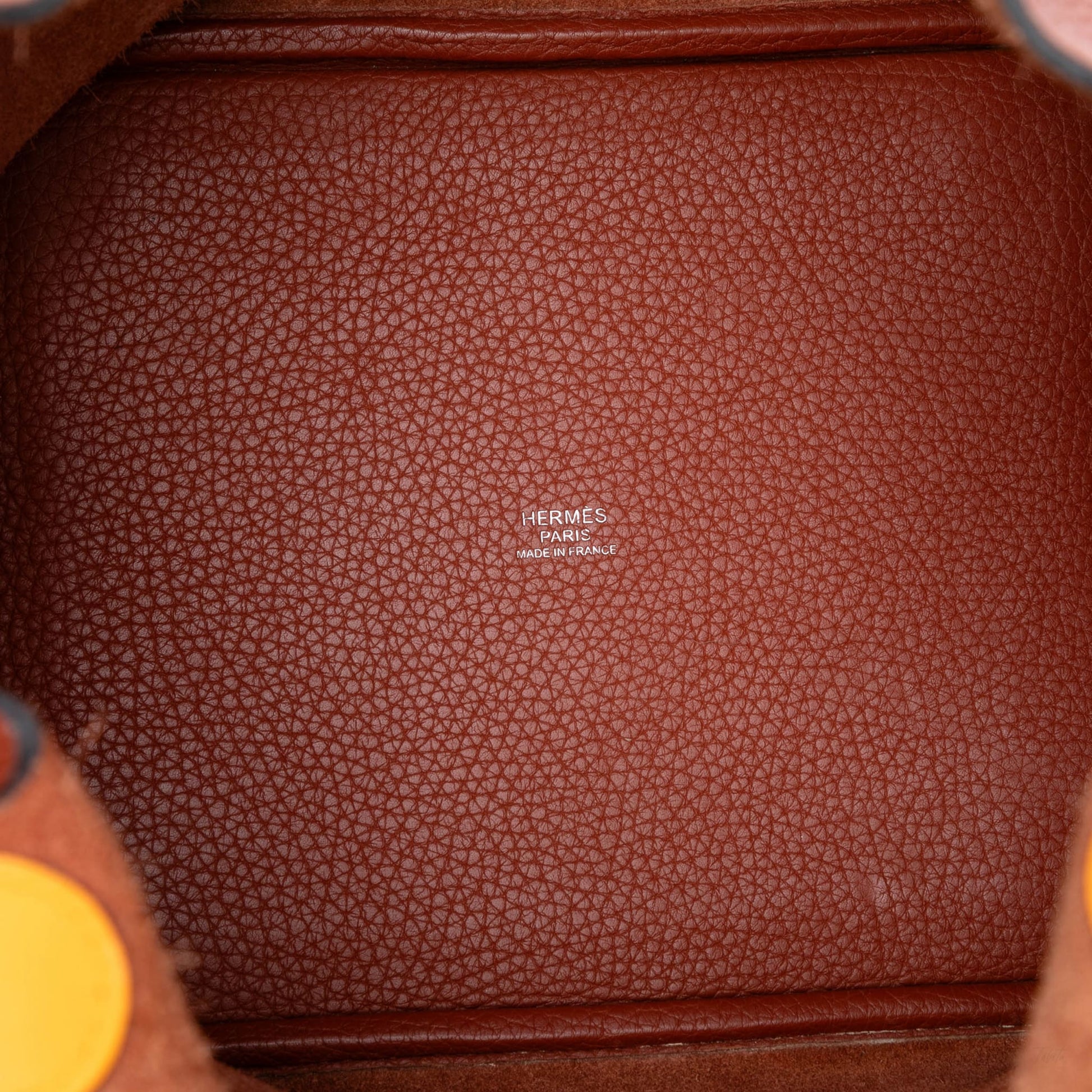 Second hand Hermes Picotin 22 Leather Lock Bucket Handbag Brown - Tabita Bags