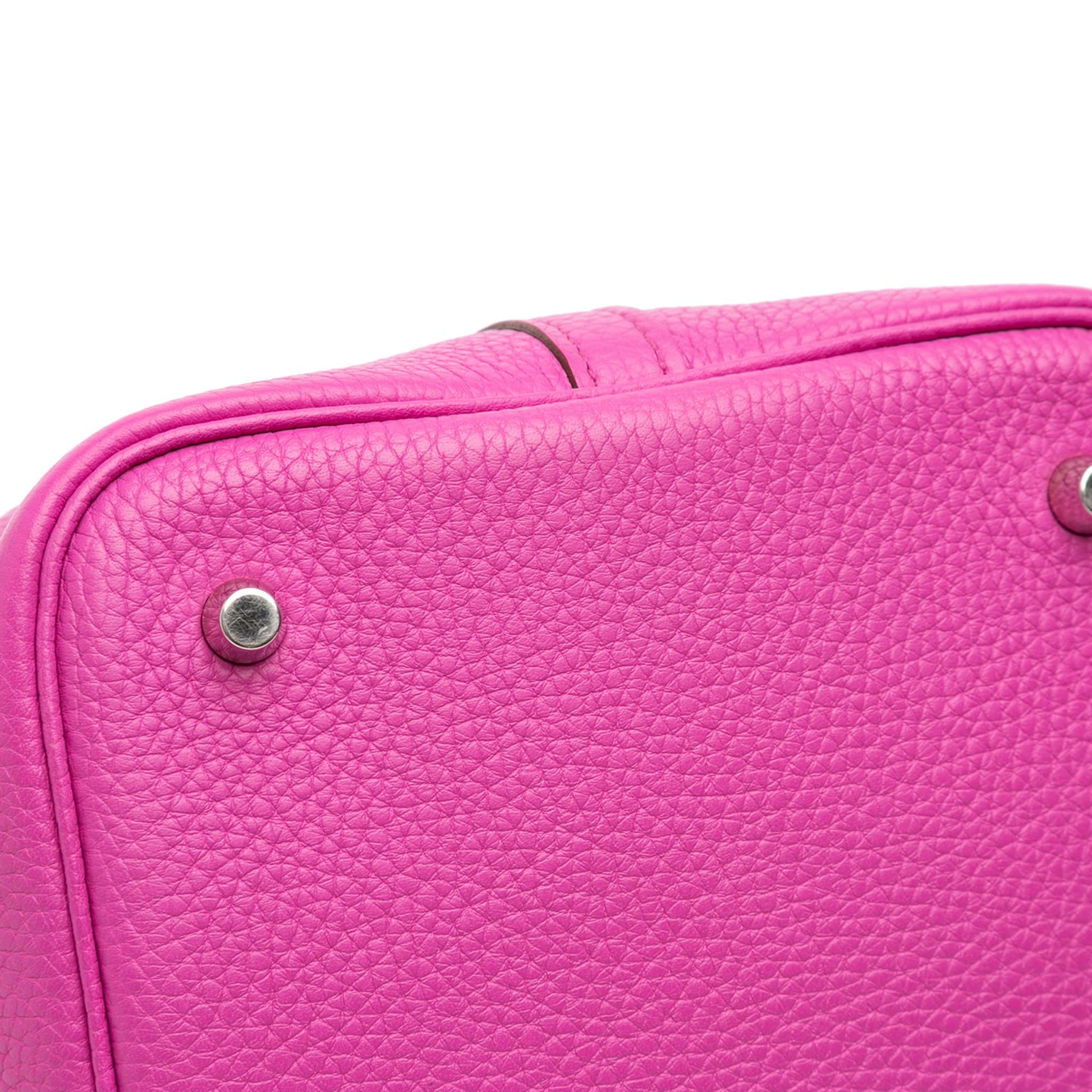 Second hand Hermes Picotin 22 Leather Lock Bucket Handbag Magnolia - Tabita Bags