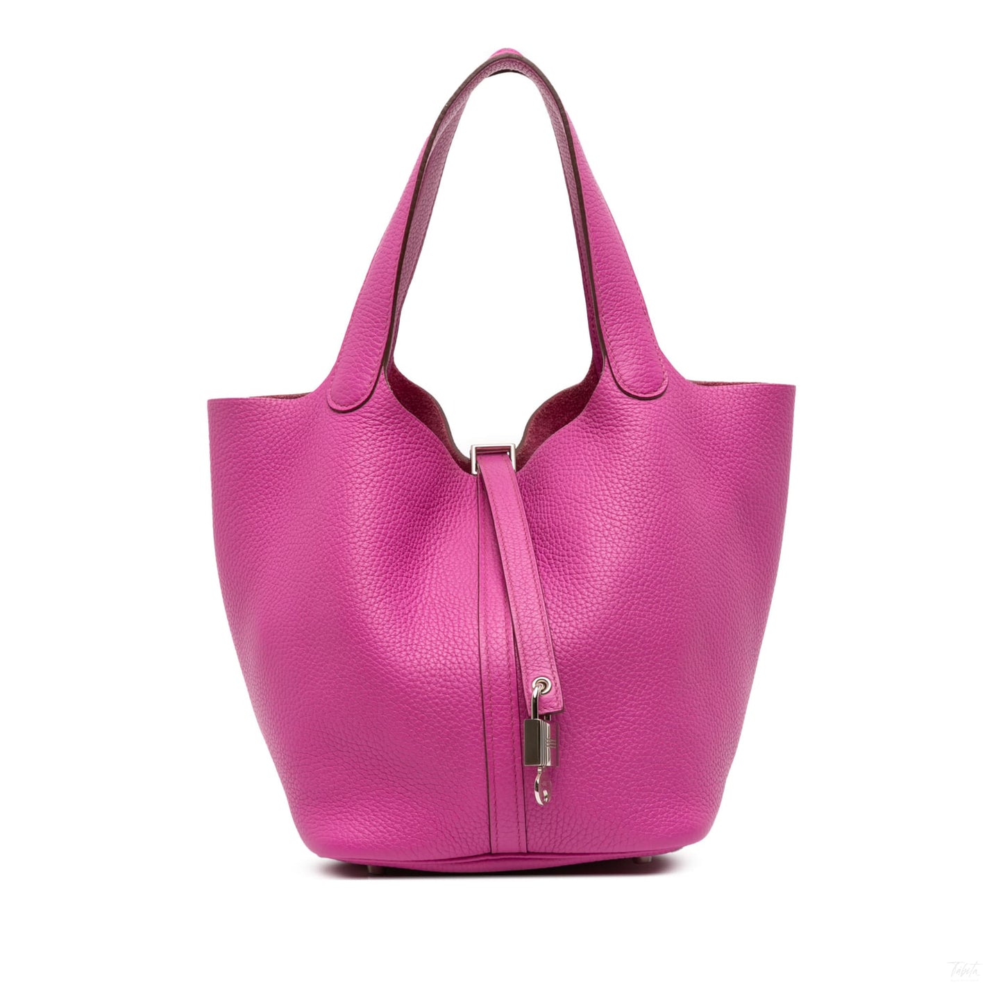 Second hand Hermes Picotin 22 Leather Lock Bucket Handbag Magnolia - Tabita Bags