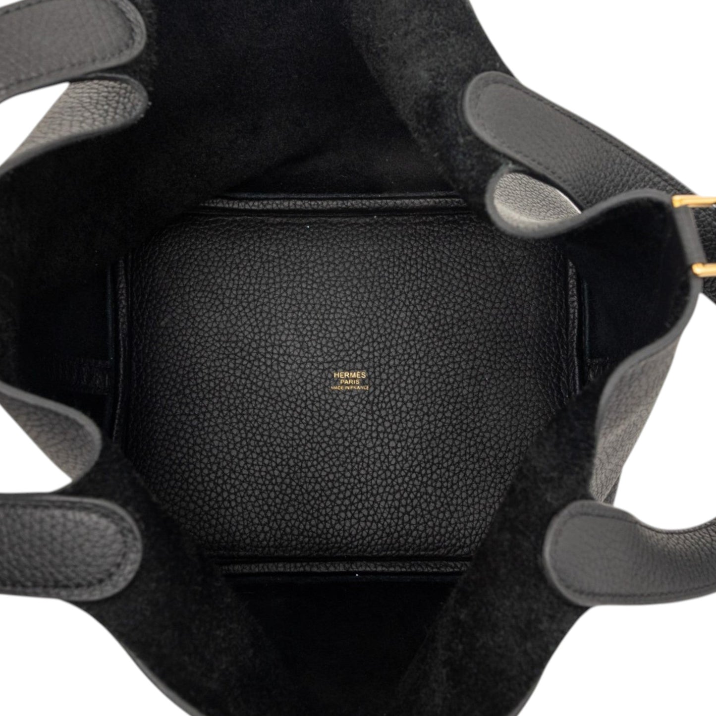 Second hand Hermes Picotin 22 Leather Lock Bucket Handbag Noir - Tabita Bags