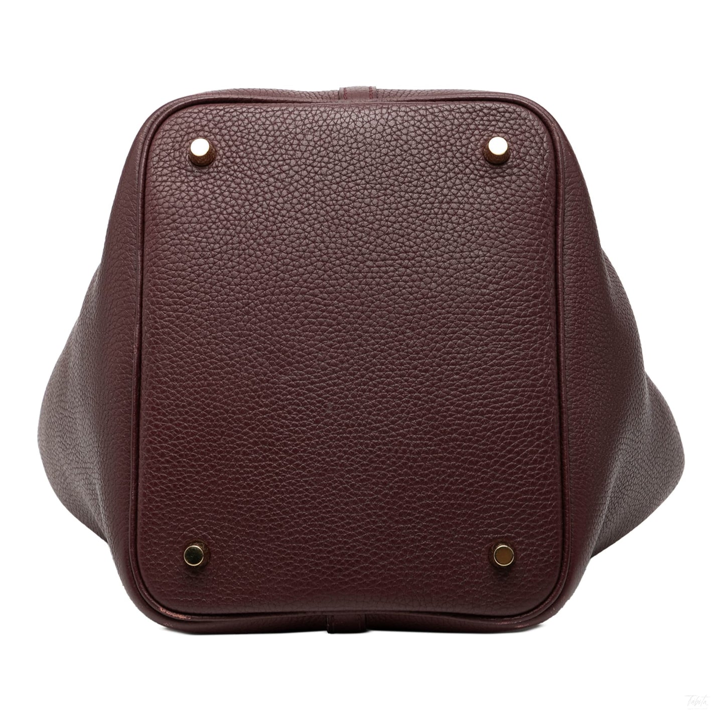 Second hand Hermes Picotin 22 Leather Lock Bucket Handbag Prune - Tabita Bags