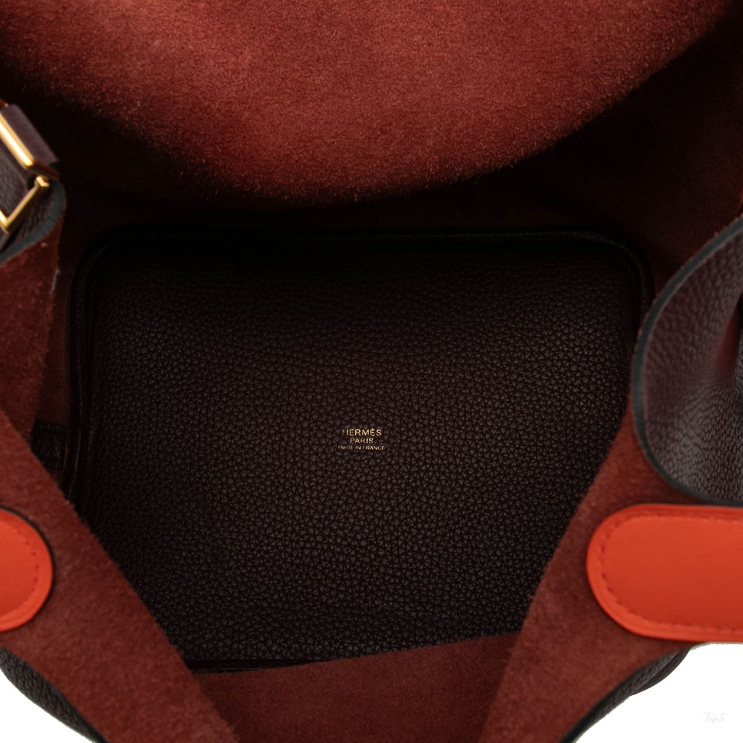 Second hand Hermes Picotin 22 Leather Lock Bucket Handbag Prune - Tabita Bags