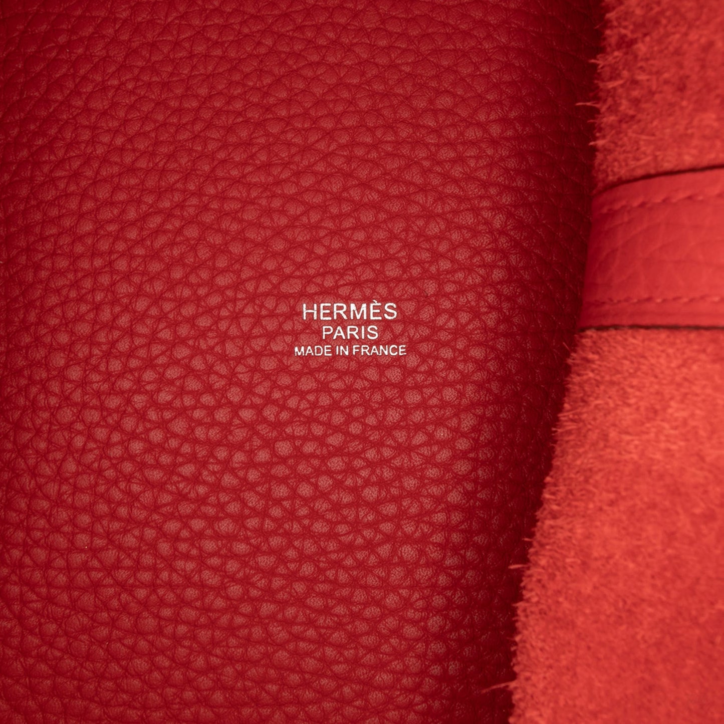 Second hand Hermes Picotin 22 Leather Lock Bucket Handbag Rouge Vif - Tabita Bags