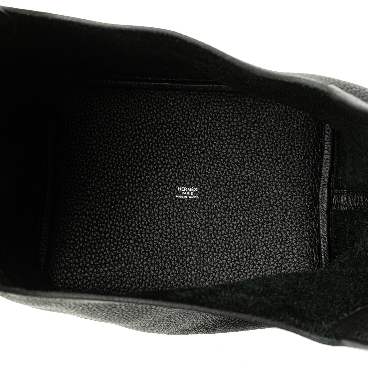 Second hand Hermes Picotin 22 Lock Leather Bucket Handbag Black - Tabita Bags
