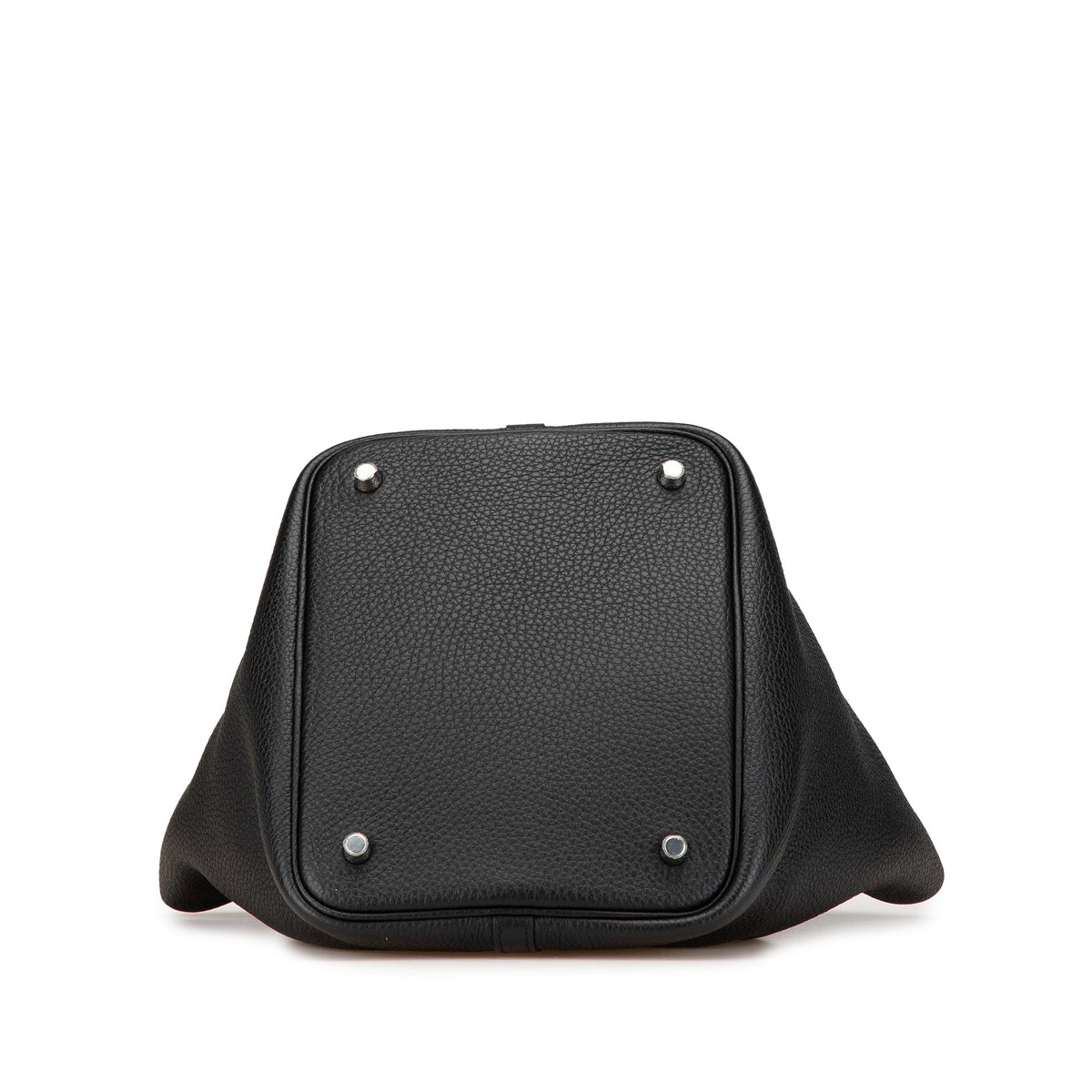 Second hand Hermes Picotin 22 Lock Leather Bucket Handbag Black - Tabita Bags