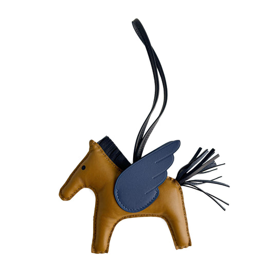 Second hand Hermes Rodéo Pégase MM Leather Charm Beige - Tabita Bags