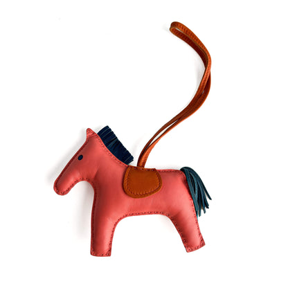 Second hand Hermes Rodéo PM Leather Charm Pink - Tabita Bags