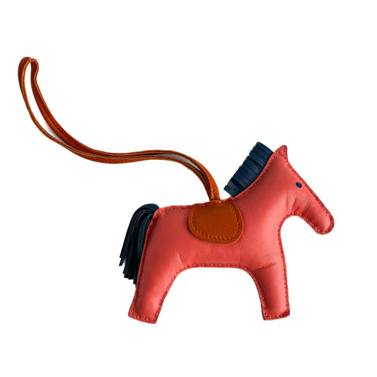 Second hand Hermes Rodéo PM Leather Charm Pink - Tabita Bags