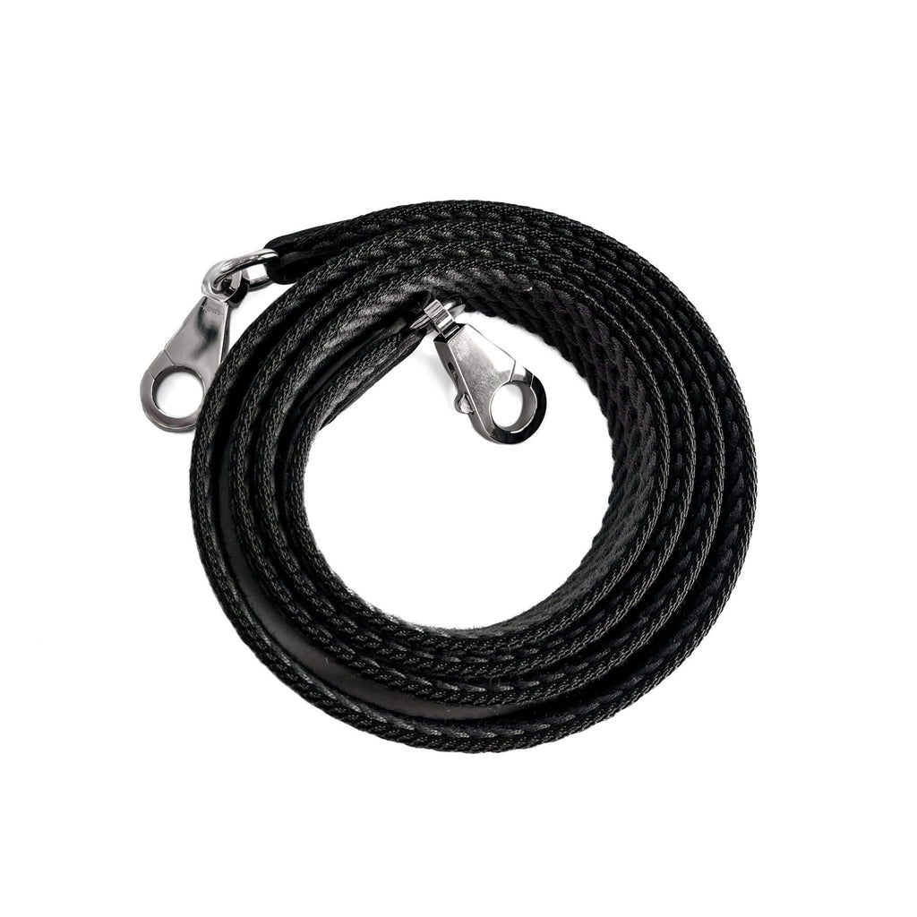 Second hand Hermes Sangle Cordage 25 Canvas Shoulder Strap Navy - Tabita Bags