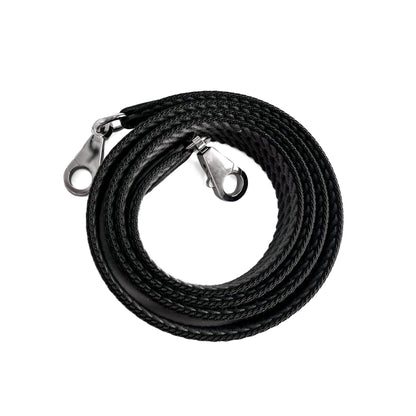 Second hand Hermes Sangle Cordage 25 Canvas Shoulder Strap Navy - Tabita Bags