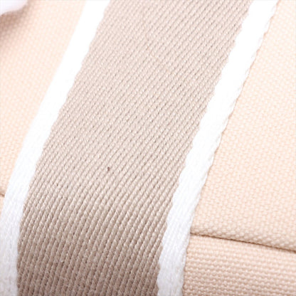 Second hand Hermes Trousse de Toilette Bride GM Wool Beauty Case Beige - Tabita Bags