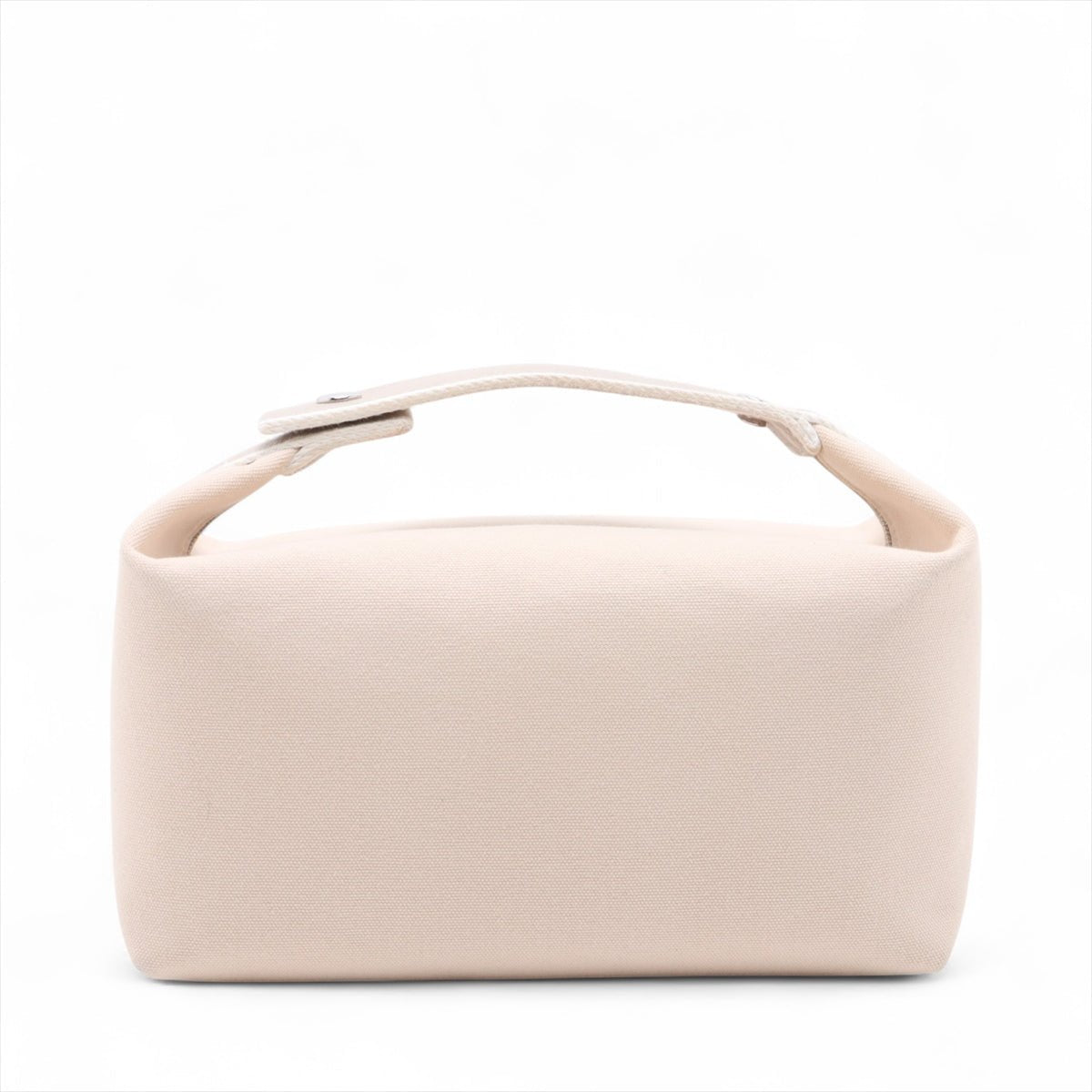 Second hand Hermes Trousse de Toilette Bride GM Wool Beauty Case Beige - Tabita Bags