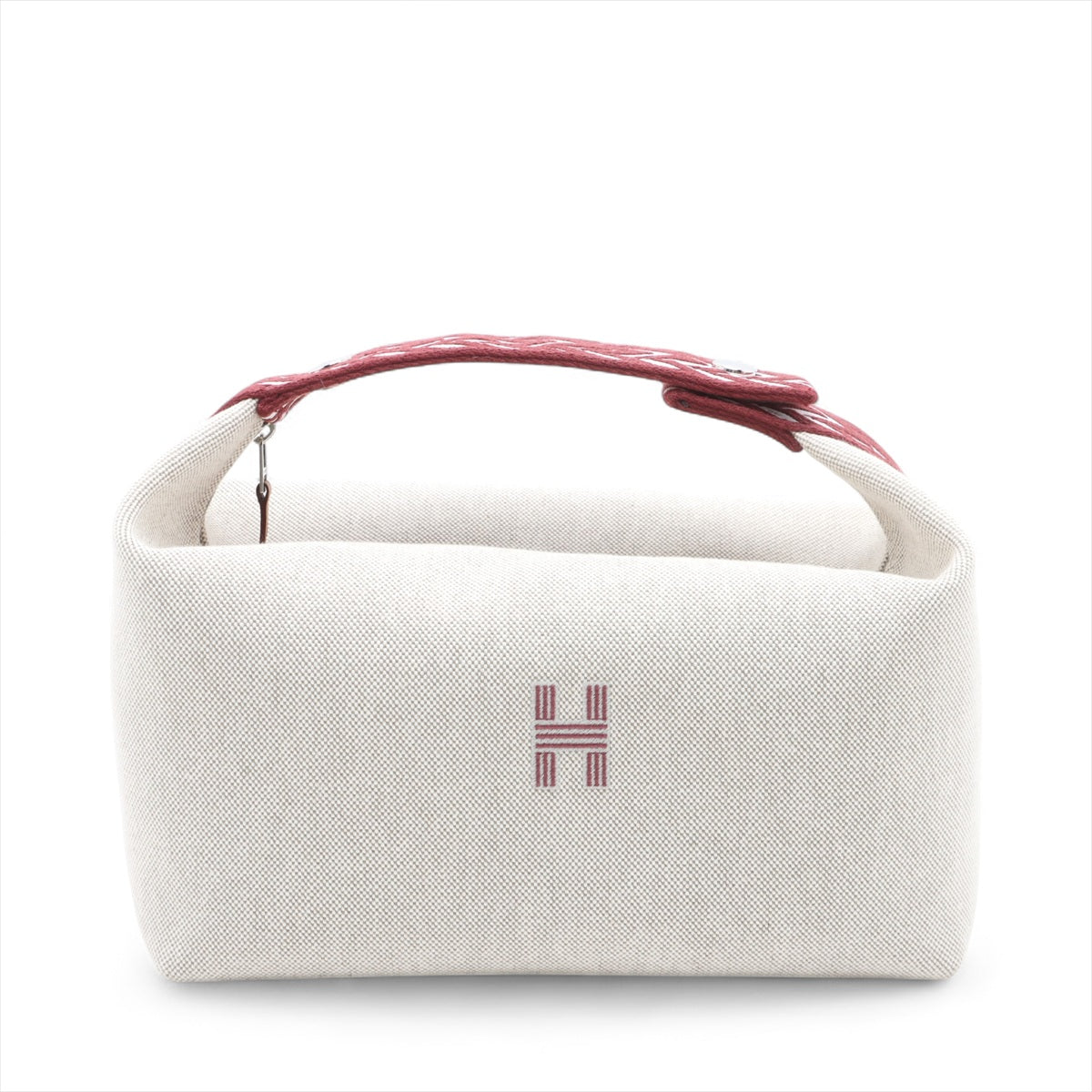 Second hand Hermes Trousse de Toilette Bride GM Wool Beauty Case Beige x Brown - Tabita Bags