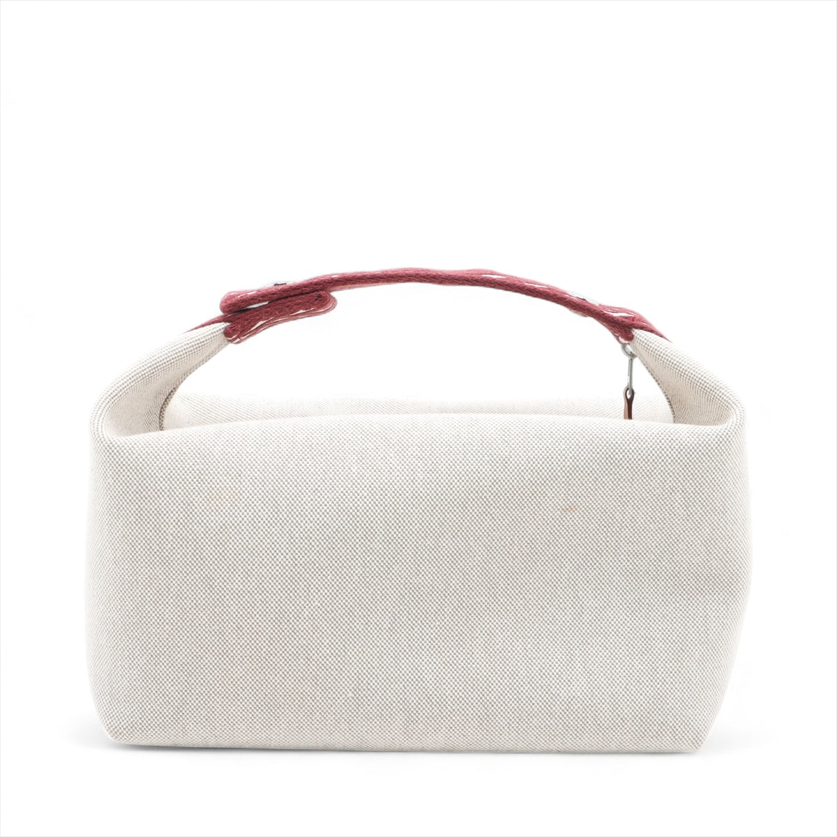 Second hand Hermes Trousse de Toilette Bride GM Wool Beauty Case Beige x Brown - Tabita Bags