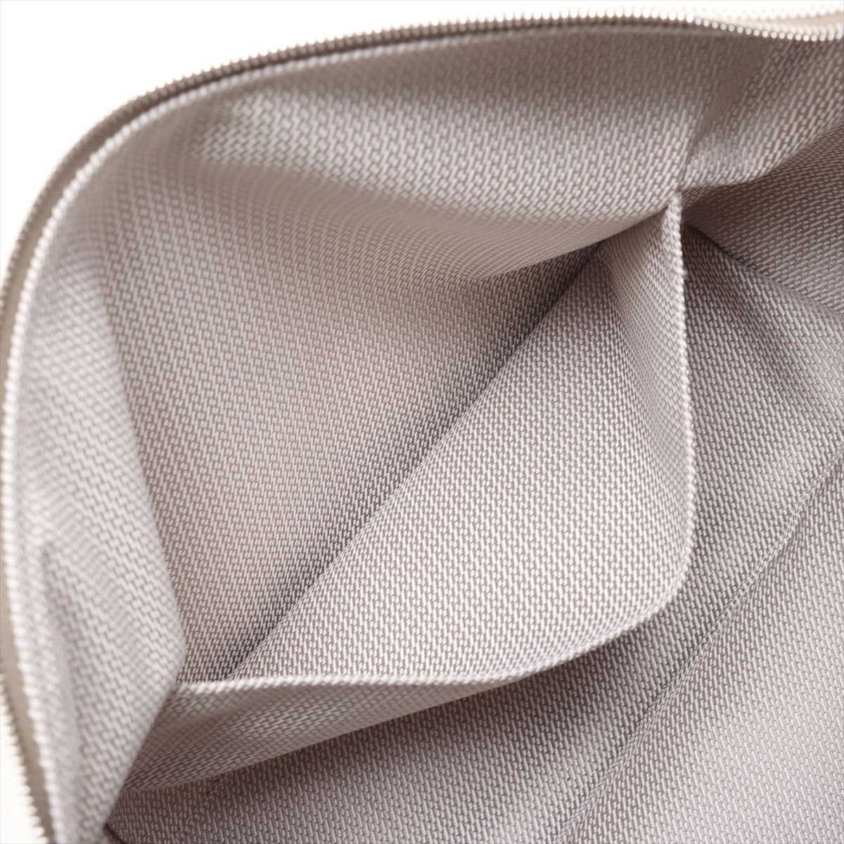 Second hand Hermes Trousse de Toilette Bride GM Wool Beauty Case Beige x Brown - Tabita Bags