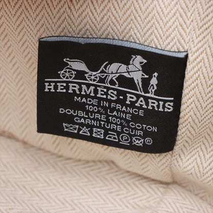 Second hand Hermes Trousse de Toilette Bride PM Wool Beauty Case Orange - Tabita Bags