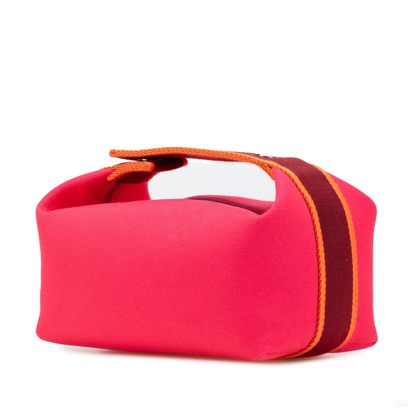 Second hand Hermes Trousse de Toilette Bride PM Wool Beauty Case Pink - Tabita Bags