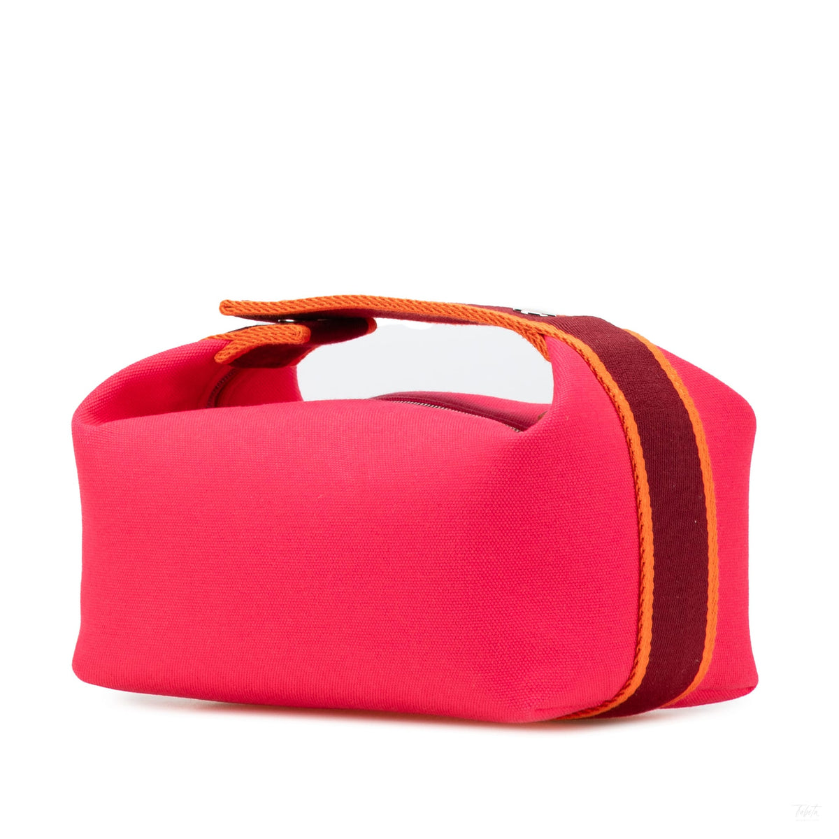 Second hand Hermes Trousse de Toilette Bride PM Wool Beauty Case Pink - Tabita Bags