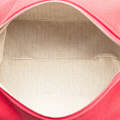 Second hand Hermes Trousse de Toilette Bride PM Wool Beauty Case Pink - Tabita Bags
