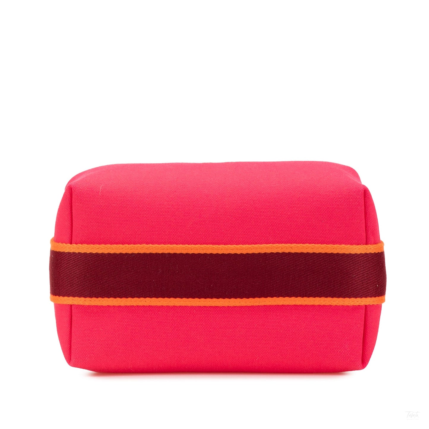 Second hand Hermes Trousse de Toilette Bride PM Wool Beauty Case Pink - Tabita Bags