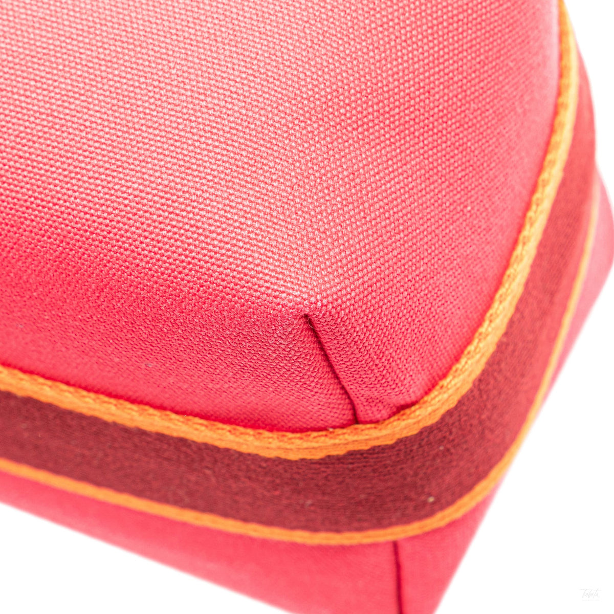 Second hand Hermes Trousse de Toilette Bride PM Wool Beauty Case Pink - Tabita Bags