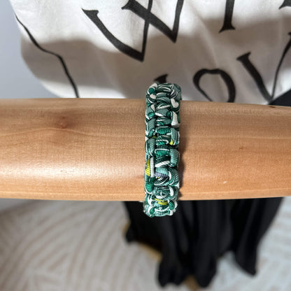 Second hand Hermes Twill Bracelet S Green - Tabita Bags