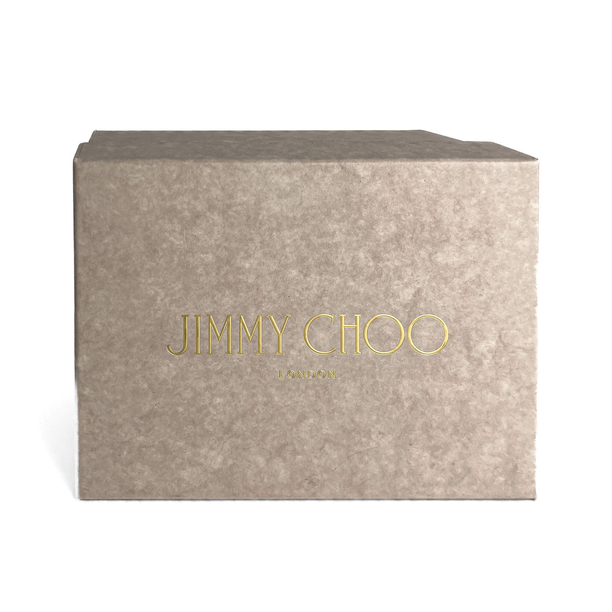 Second hand Jimmy Choo J Box Dusty Glitter Texture Metal Clutch Ice - Tabita Bags