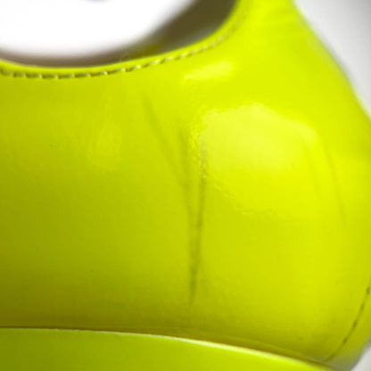 Second hand Jimmy Choo Lance Patent Leather Flat Sandals 40 Yellow - Tabita Bags