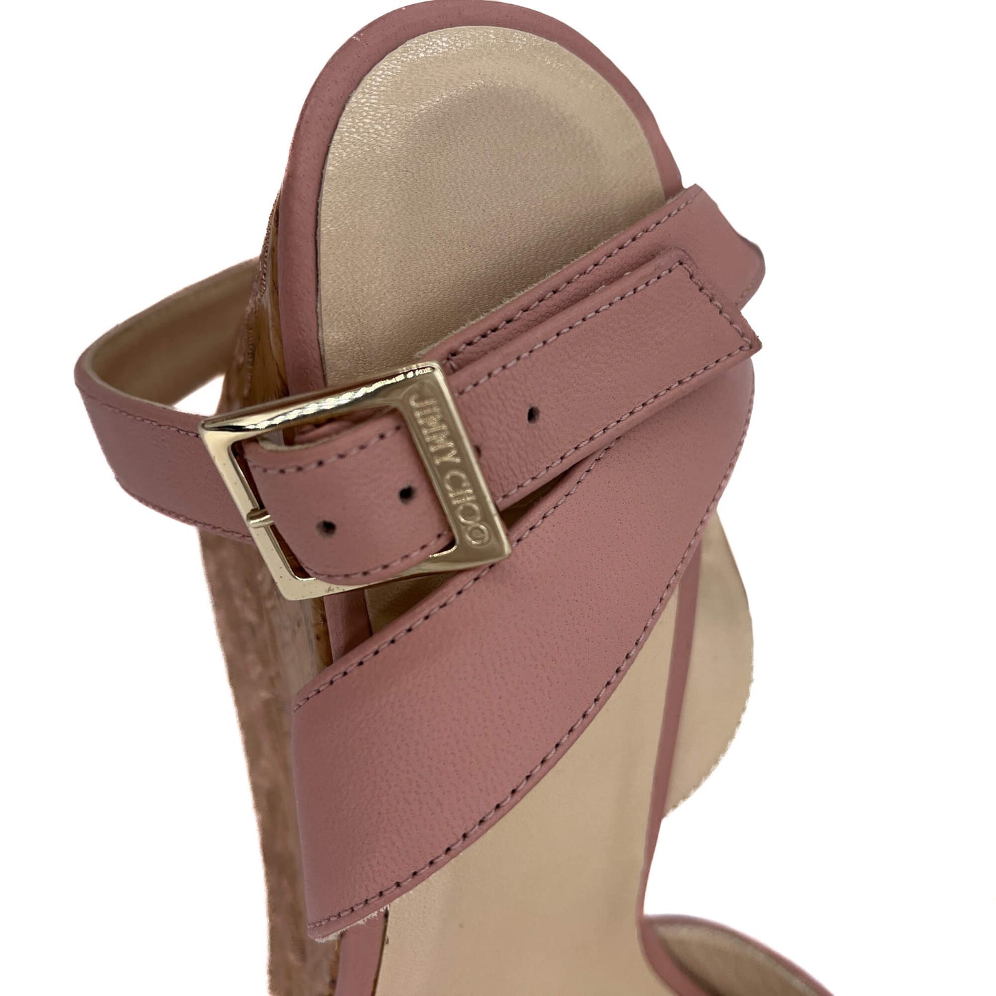 Second hand Jimmy Choo Leather Sandals 38 Ballet Pink - Tabita Bags