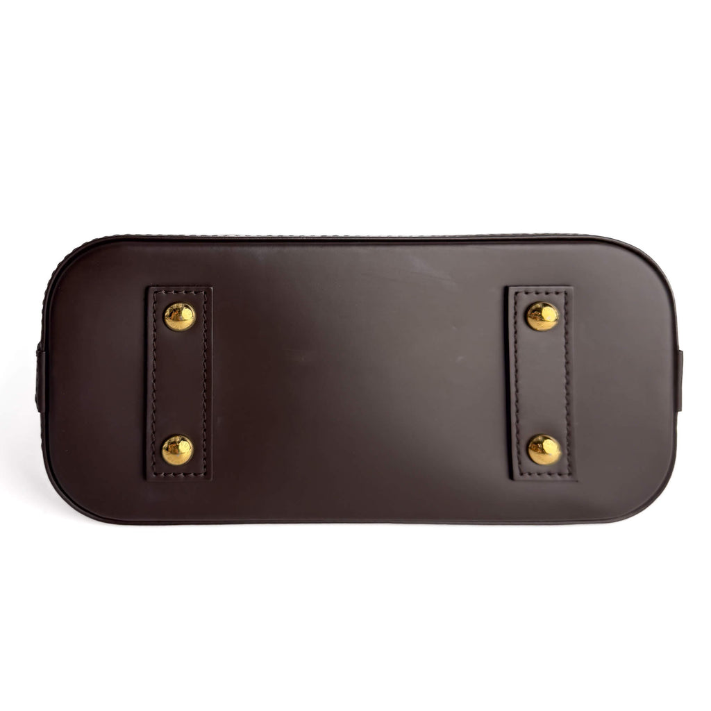 Second hand Louis Vuitton Alma BB Canvas 2-Ways Top-handle Bag Brown - Tabita Bags