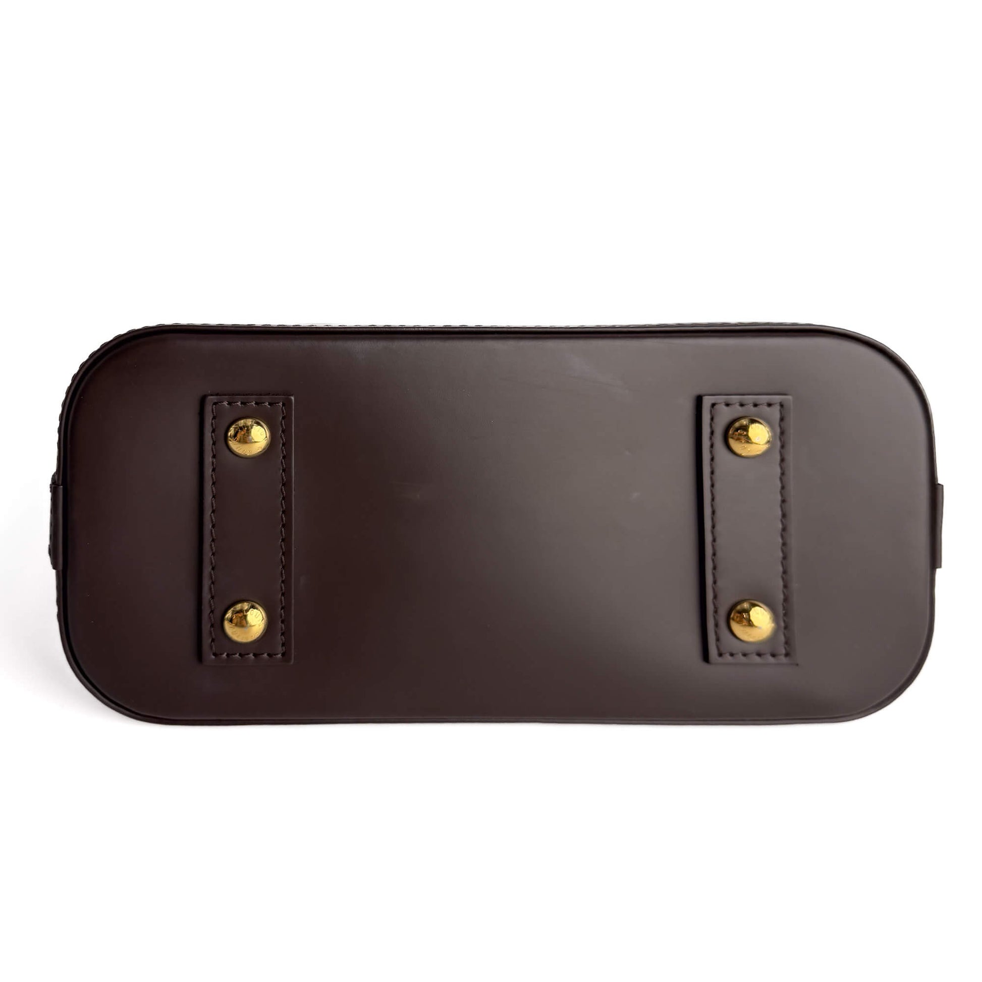 Second hand Louis Vuitton Alma BB Canvas 2-Ways Top-handle Bag Brown - Tabita Bags
