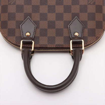 Second hand Louis Vuitton Alma BB Canvas 2-Ways Top-handle Bag Damier Ebene - Tabita Bags