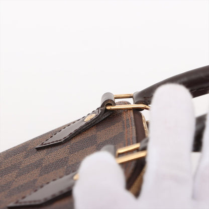 Second hand Louis Vuitton Alma BB Canvas 2-Ways Top-handle Bag Damier Ebene - Tabita Bags