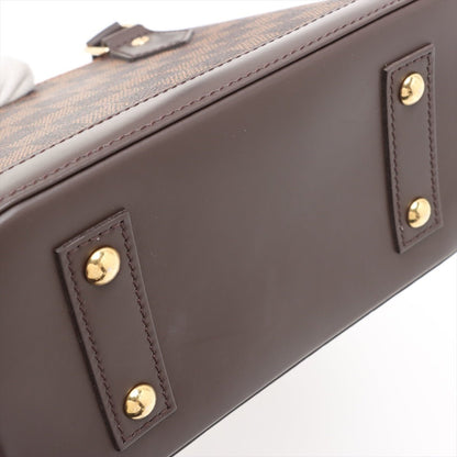 Second hand Louis Vuitton Alma BB Canvas 2-Ways Top-handle Bag Damier Ebene - Tabita Bags