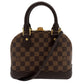 Second hand Louis Vuitton Alma BB Canvas 2 - Ways Top - handle Bag Damier Ebene - Tabita Bags