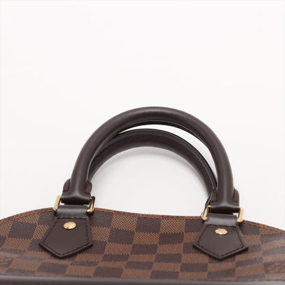 Second hand Louis Vuitton Alma BB Canvas 2-Ways Top-handle Bag Damier Ebene - Tabita Bags