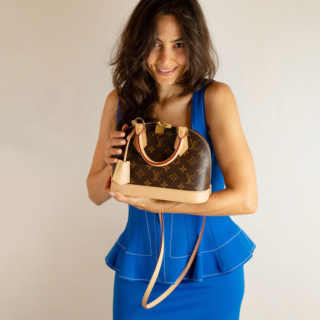 Second hand Louis Vuitton Alma BB Canvas 2-Ways Top-handle Bag Monogram - Tabita Bags