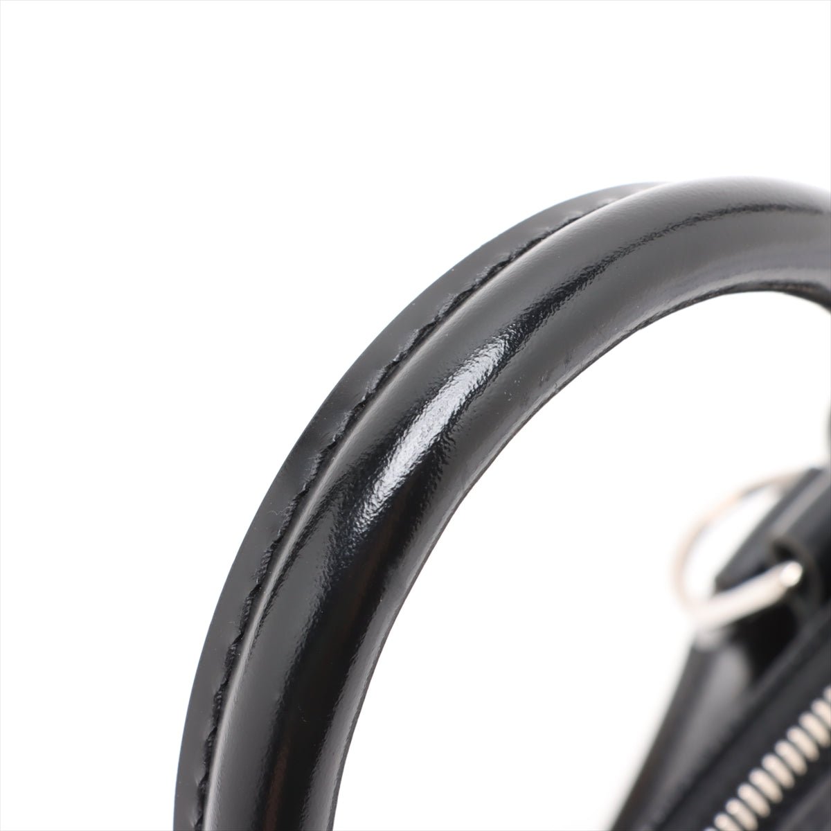 Second hand Louis Vuitton Alma BB Epi Leather Top - handle Handbag Black - Tabita Bags