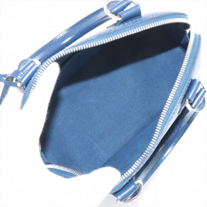 Second hand Louis Vuitton Alma BB Epi Leather Top-handle Handbag Blue - Tabita Bags