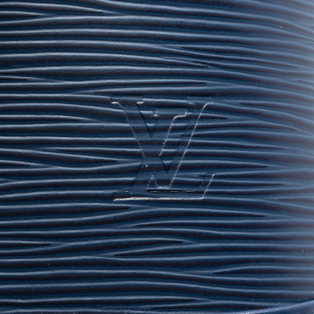 Second hand Louis Vuitton Alma BB Epi Leather Top - handle Handbag Blue - Tabita Bags