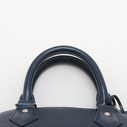 Second hand Louis Vuitton Alma BB Epi Leather Top-handle Handbag Blue - Tabita Bags