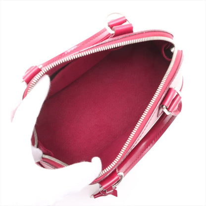 Second hand Louis Vuitton Alma BB Epi Leather Top-handle Handbag Cherry Red - Tabita Bags