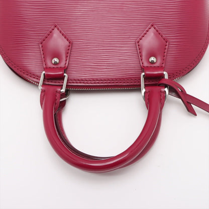 Second hand Louis Vuitton Alma BB Epi Leather Top-handle Handbag Cherry Red - Tabita Bags