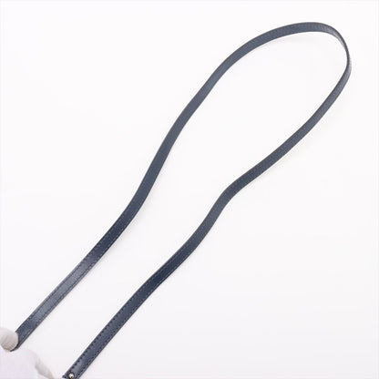 Second hand Louis Vuitton Alma BB Epi Leather Top - handle Handbag Navy - Tabita Bags