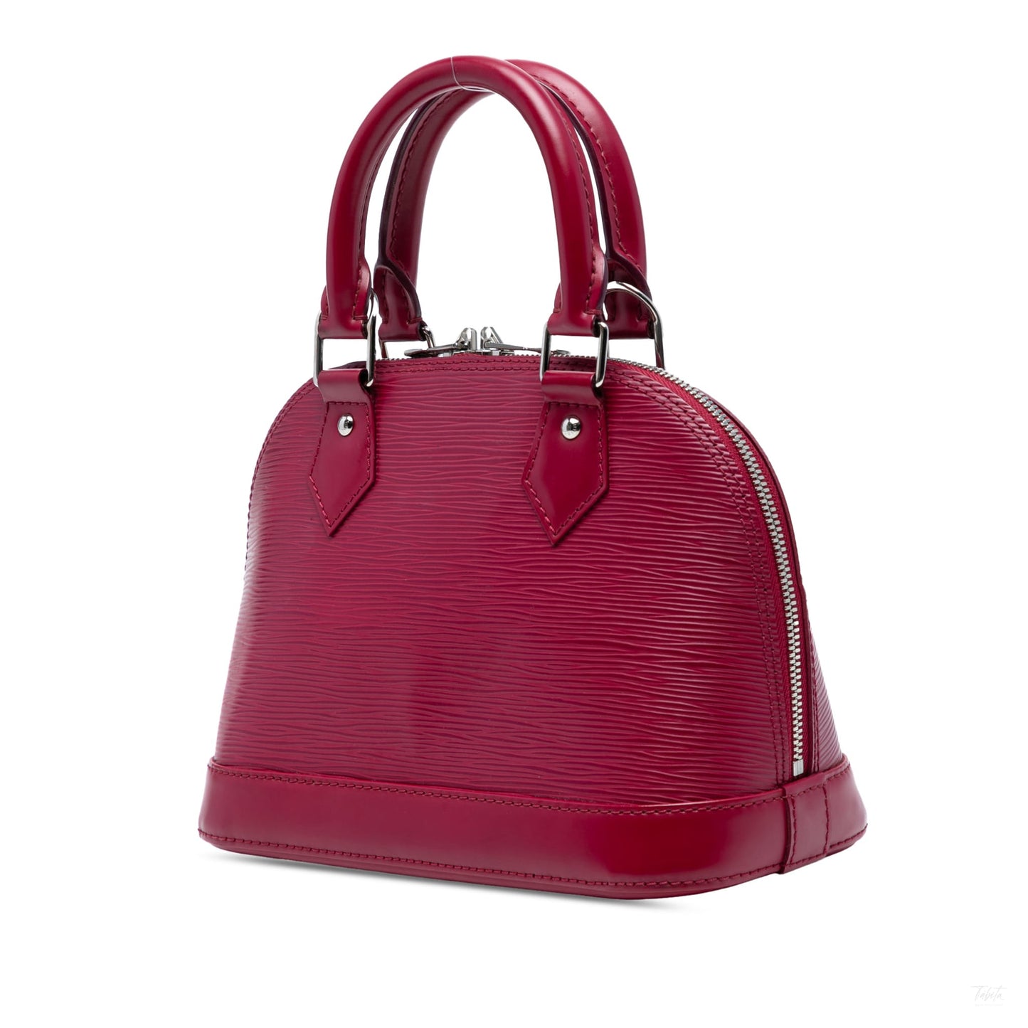 Second hand Louis Vuitton Alma BB Epi Leather Top - Handle Handbag Pink - Tabita Bags