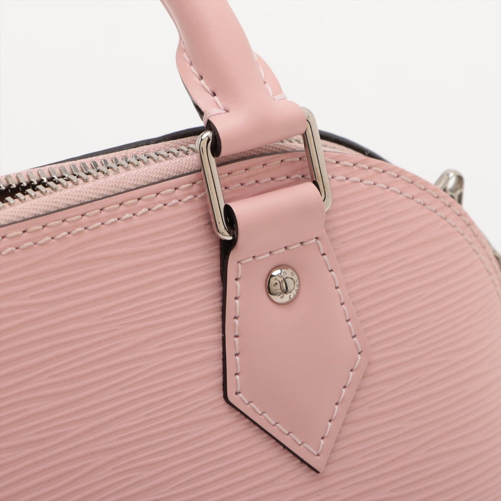 Second hand Louis Vuitton Alma BB Epi Leather Top-handle Handbag Pink - Tabita Bags