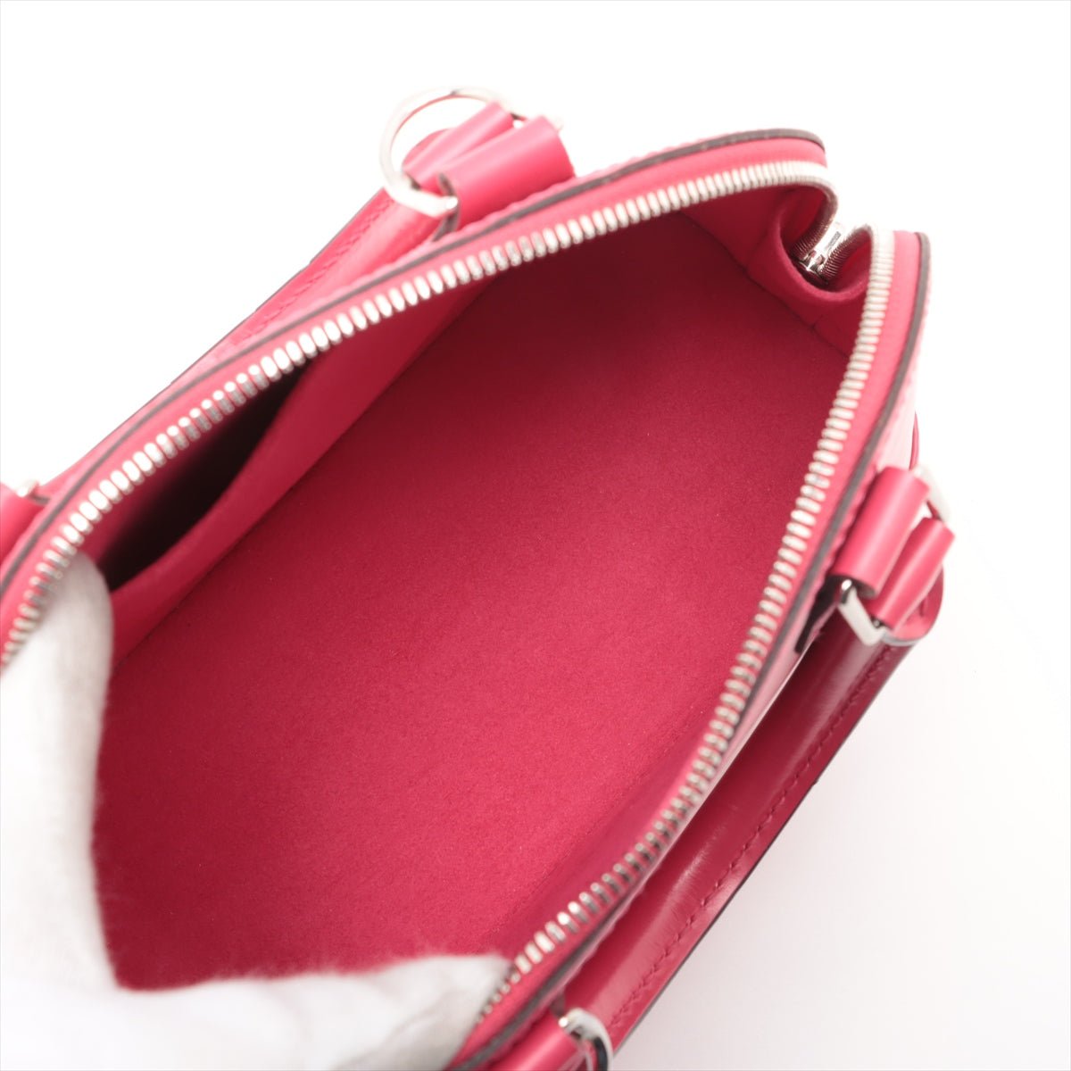 Second hand Louis Vuitton Alma BB Epi Leather Top - handle Handbag Pink - Tabita Bags